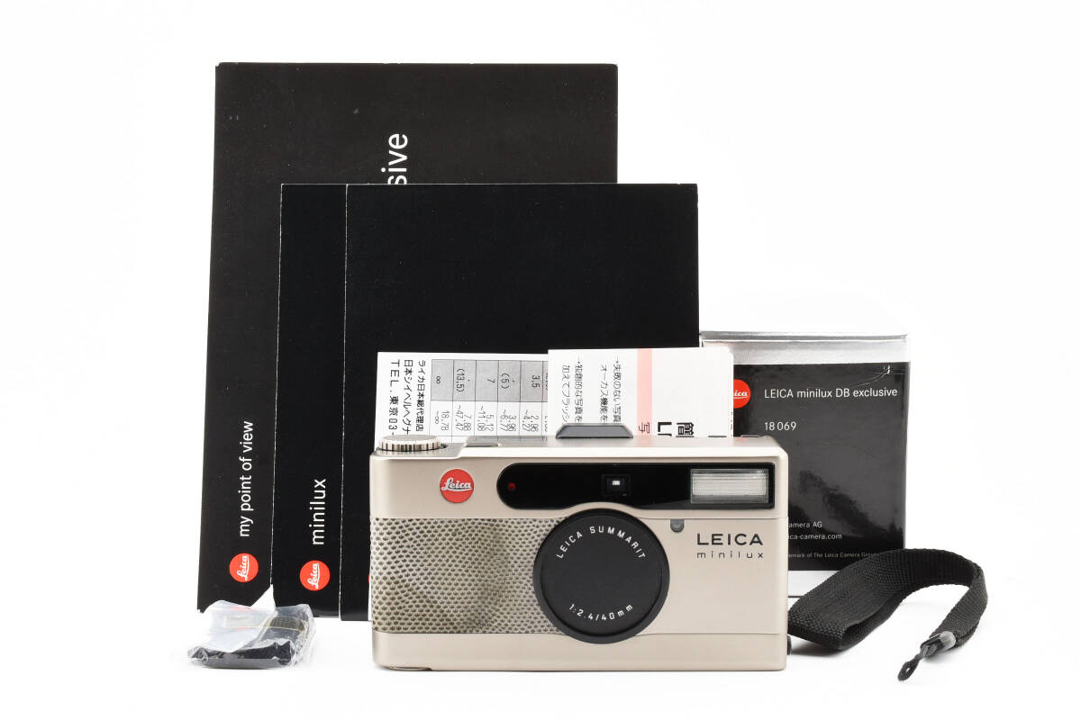 LEICA ライカ minilux caster 希少 中古)Leica (ライカ) minilux 100 YEARS SCHMIDT EDITION チタン