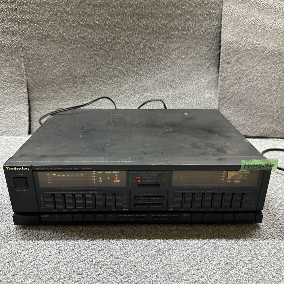 Technics 生々し SH-8055 ステレオ グラフィック イコライザー 