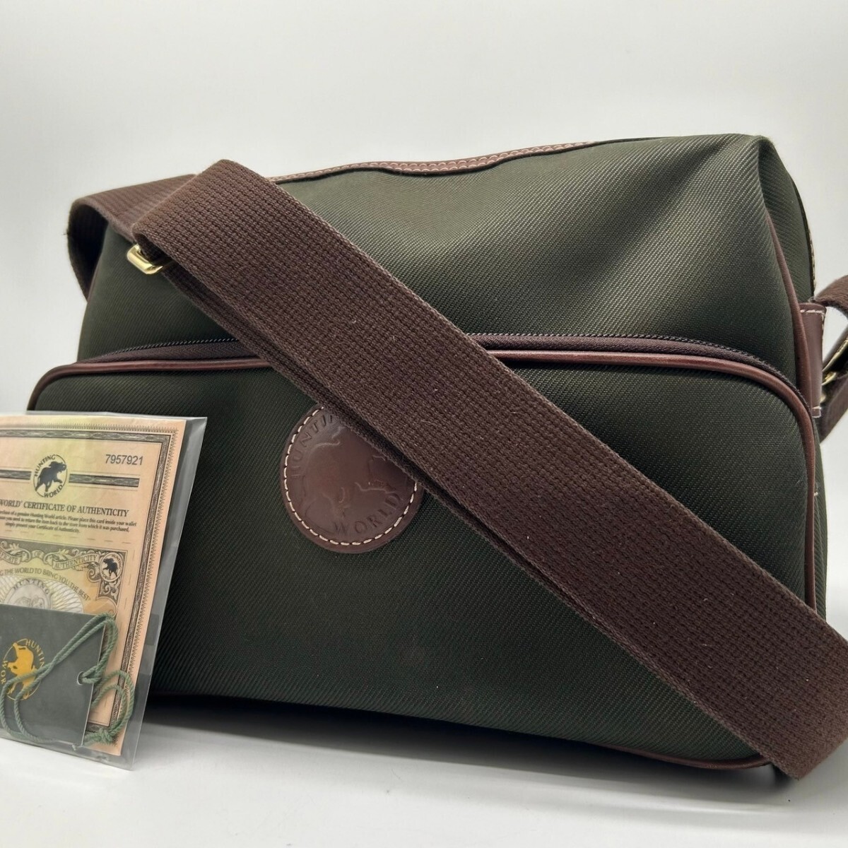 美品 ハンティングワールド サファリトゥデイ ショルダーバッグ カメラ  