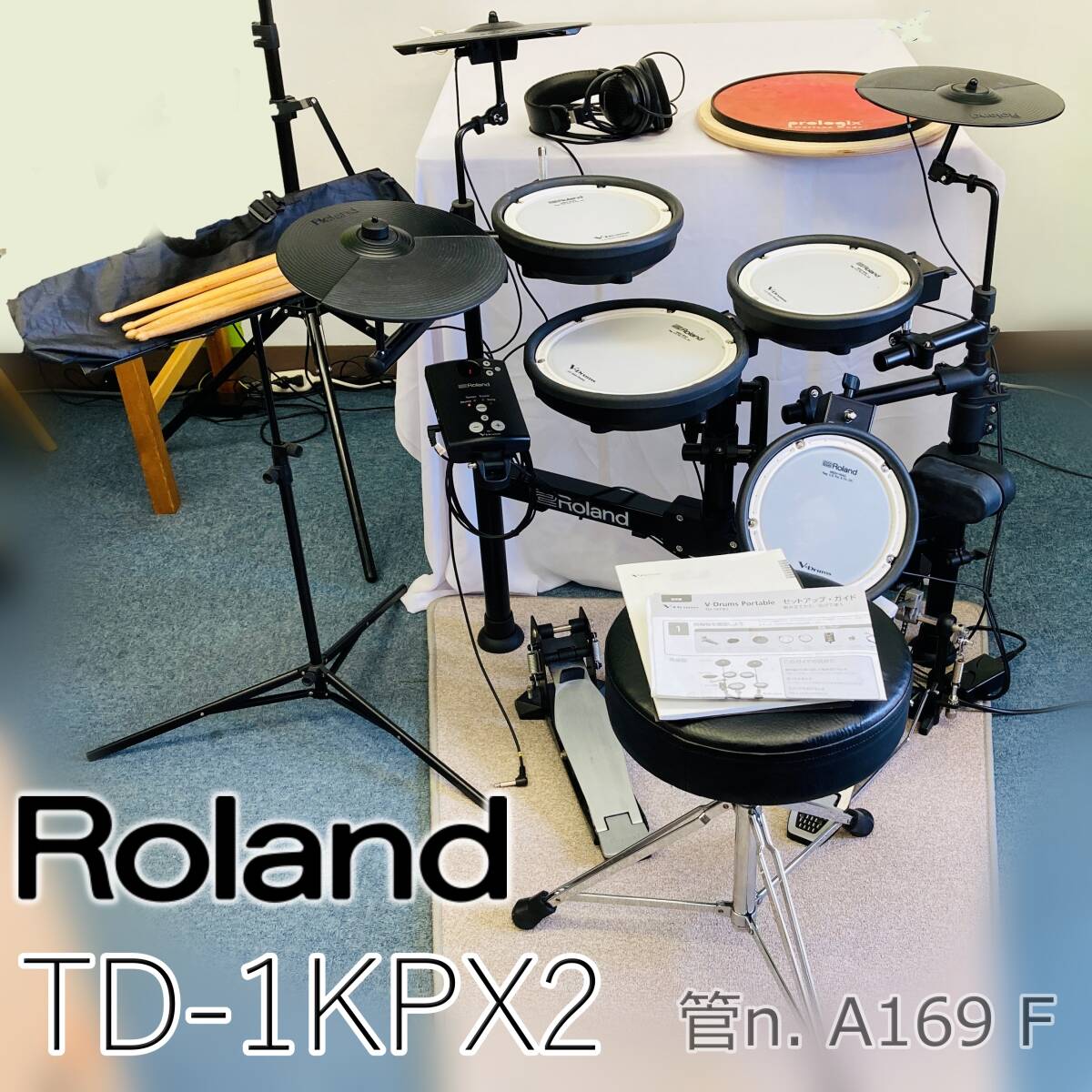 ☆即演奏可☆ローランド電子ドラム☆Roland TD-6V V-Drums☆組立取説+ 
