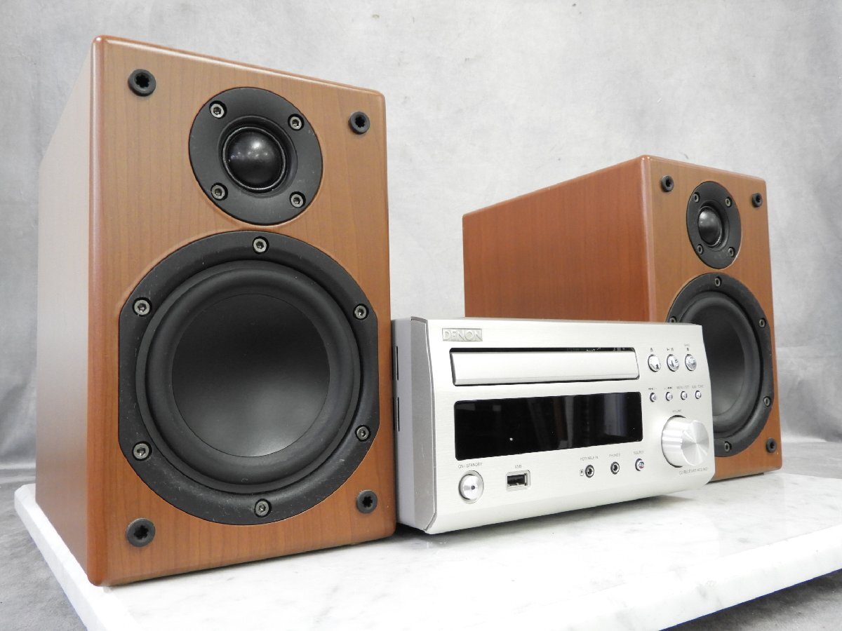 DENON ミニコンポ　RCD-M37 スピーカー　SC-M37 【難あり】 DENON コンポ RCD-M37 SC-M37 DENON ミニコンポ RCD-M37 スピーカー SC