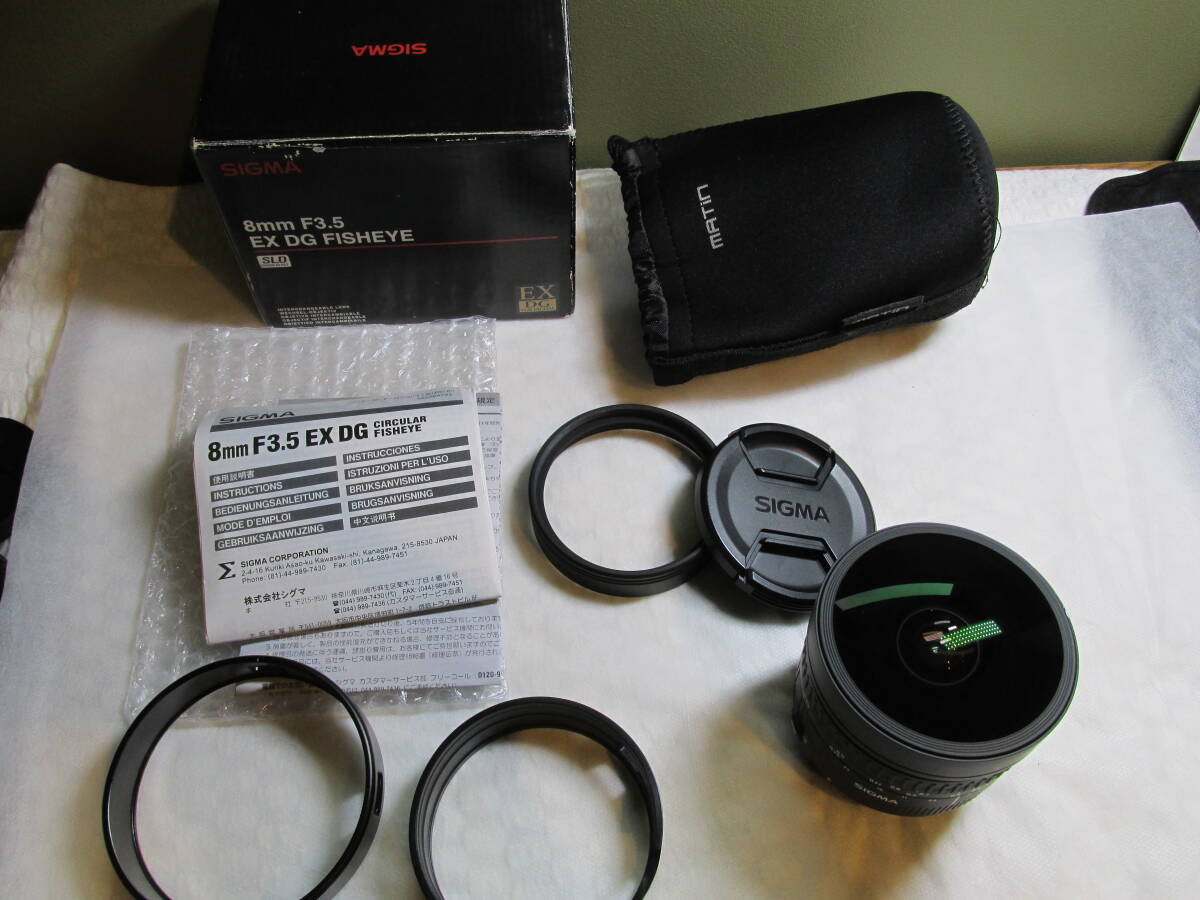 ☆美品☆シグマ SIGMA 8mm F4 EX CIRCULAR FISHEYE フィシュアイ ☆美品☆シグマ SIGMA 8mm F4 EX CIRCULAR FISHEYE フィシュアイ