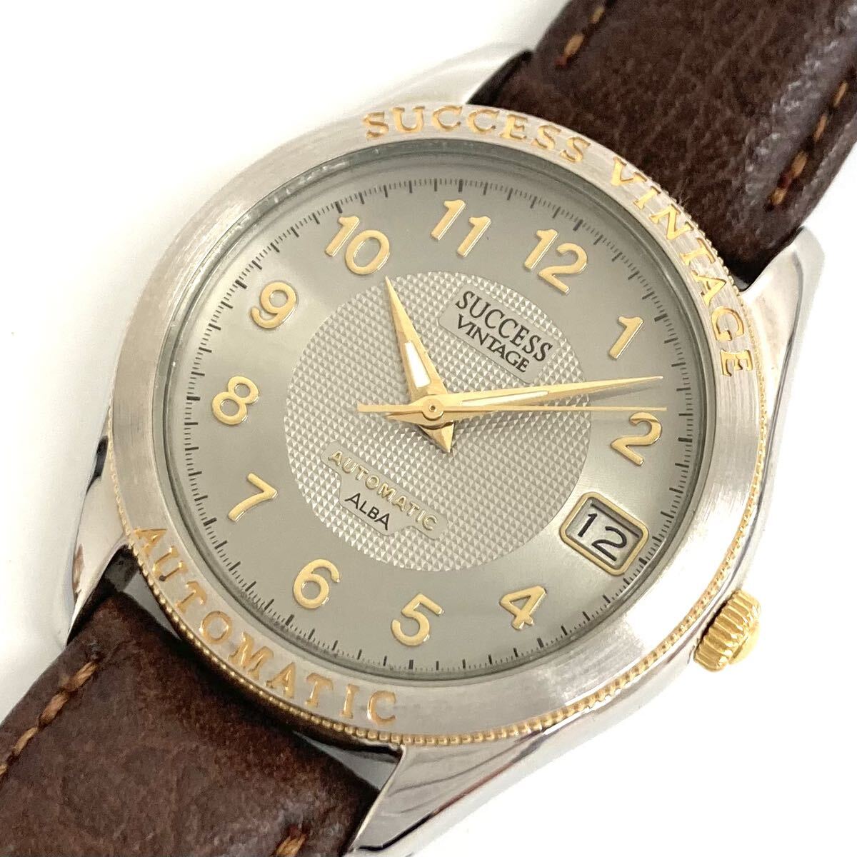 激レア 美品 SEIKO ALBA SUCCESS ALPHA ムーンフェイズSEIKO ALBA