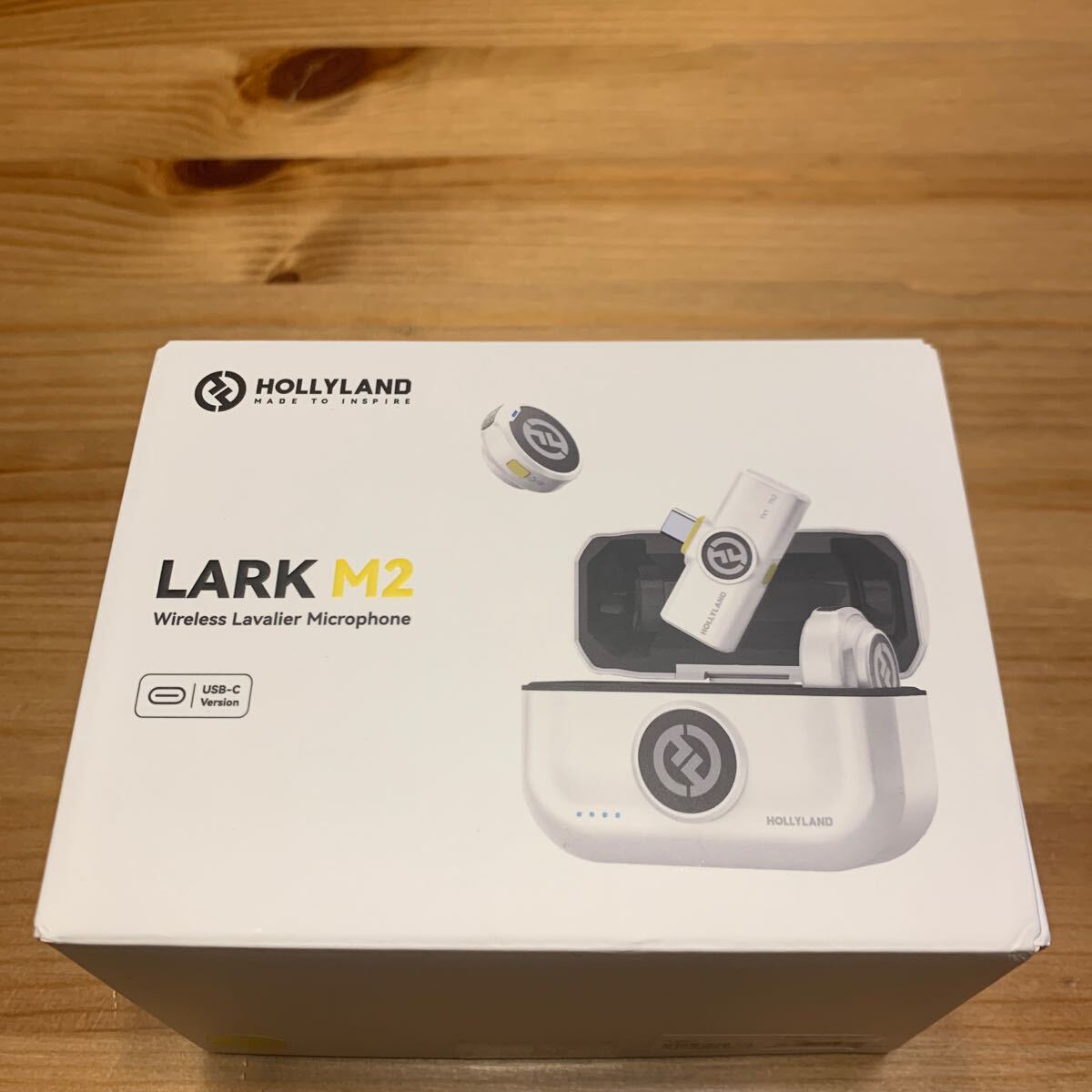 新品 HOLLYLAND Lark M2-ワイヤレスマイク-ピンマイク