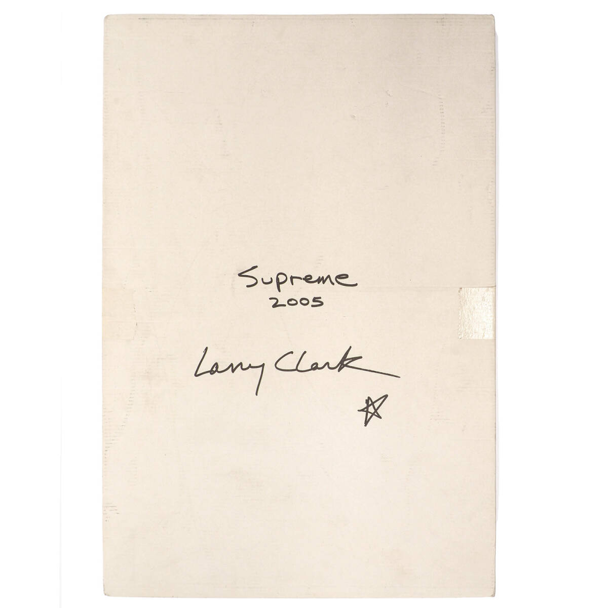 ラリークラーク本人プリントサイン入り生写真 Supremeカレンダーオフ