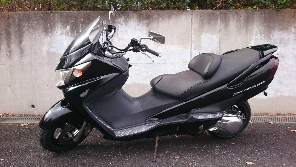 売約済】cj43A スカイウェイブ250 インジェクション 実働（売約