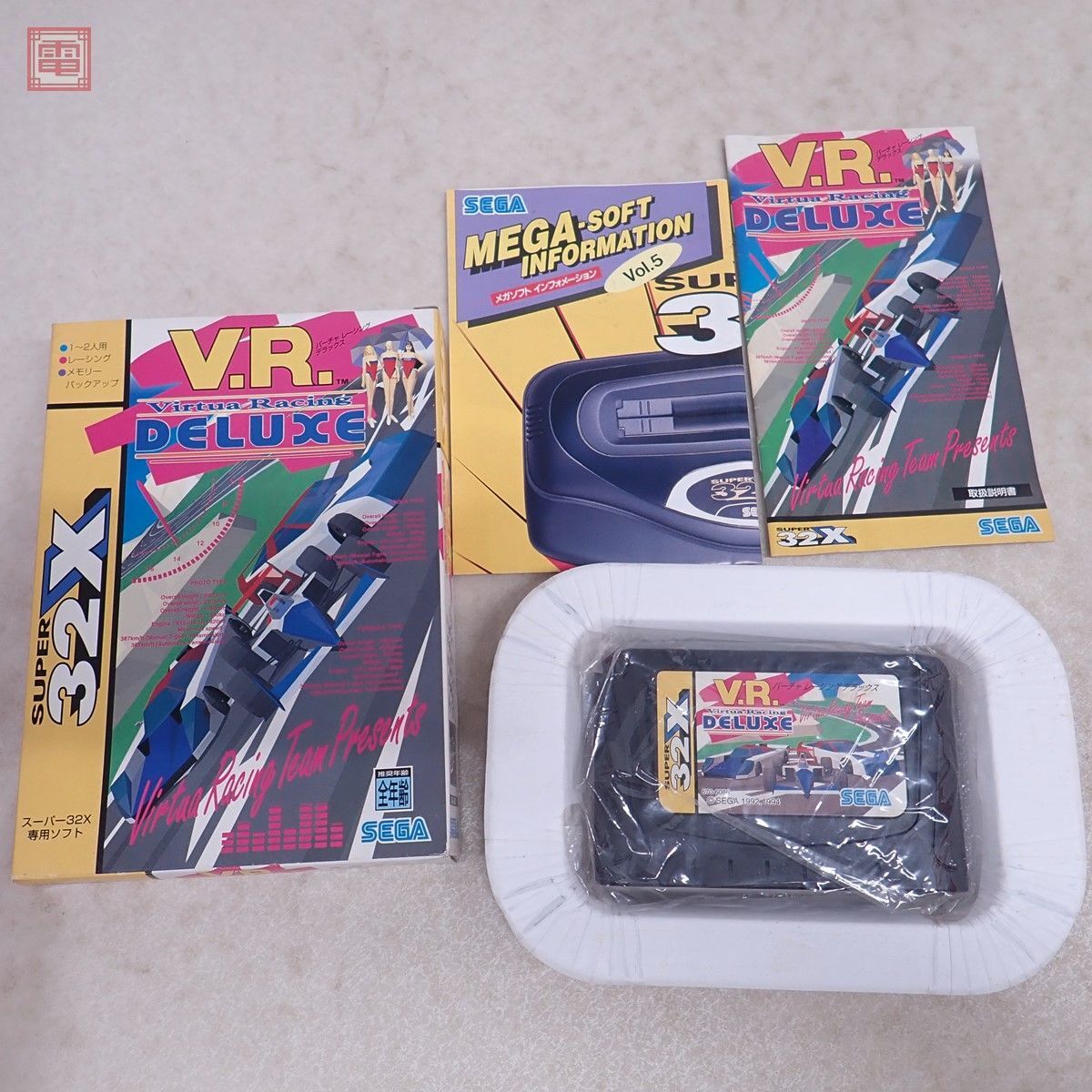 【SEGA SUPER 32X】バーチャレーシング デラックス【スーパー32X メガドライブ】「スーパー32X版 バーチャレーシング デラックス