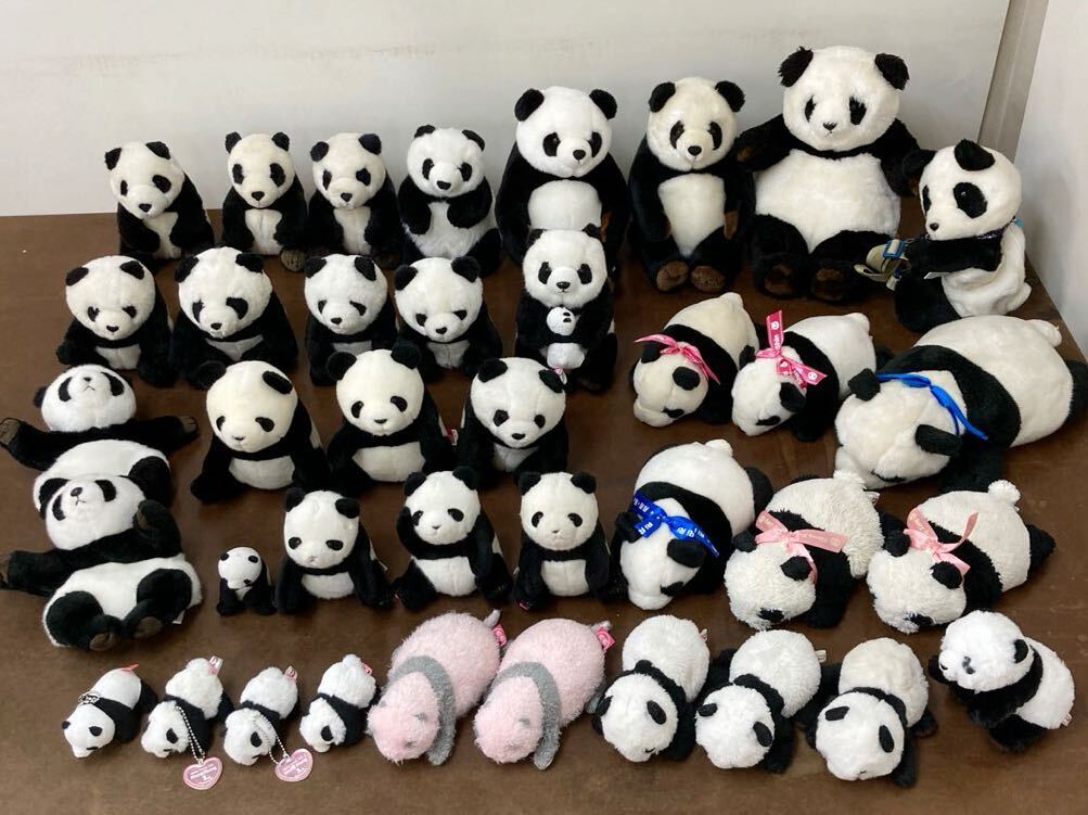 傷や汚れあり】RK290) 上野動物園 ぬいぐるみ 大量セット まとめ売り