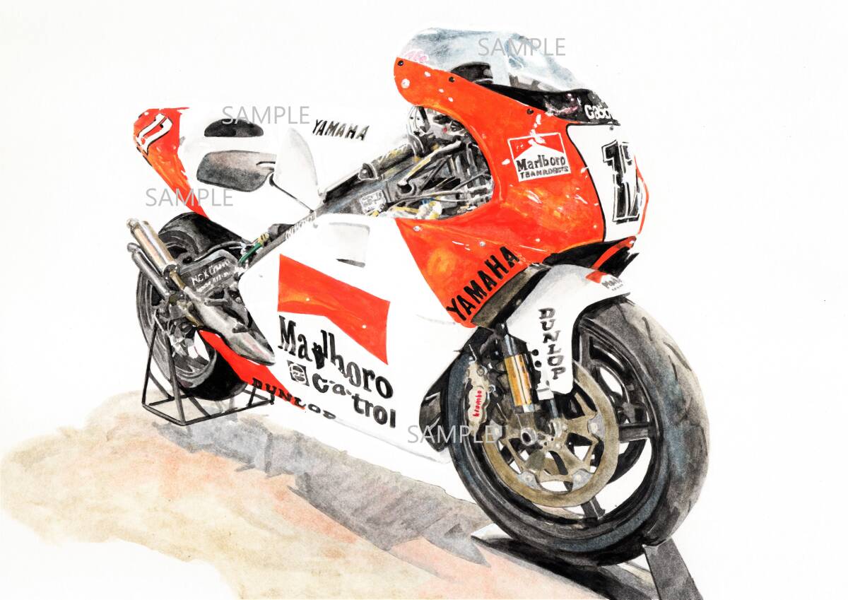 YZR500 #9 1/24 阿部典史 恥ずかしく ONYX