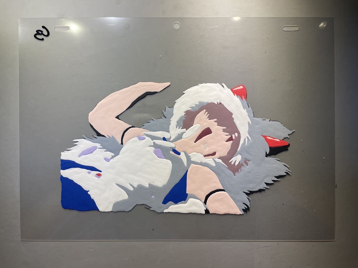 目立った傷や汚れなし】セル画 もののけ姫 サン 宮崎駿 スタジオジブリ