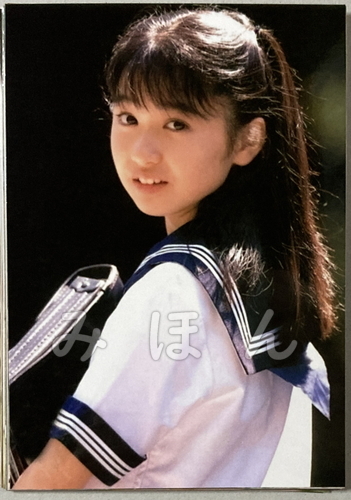未使用に近い】☆ 小川範子 昭和アイドル L判 写真 50枚セットの落札