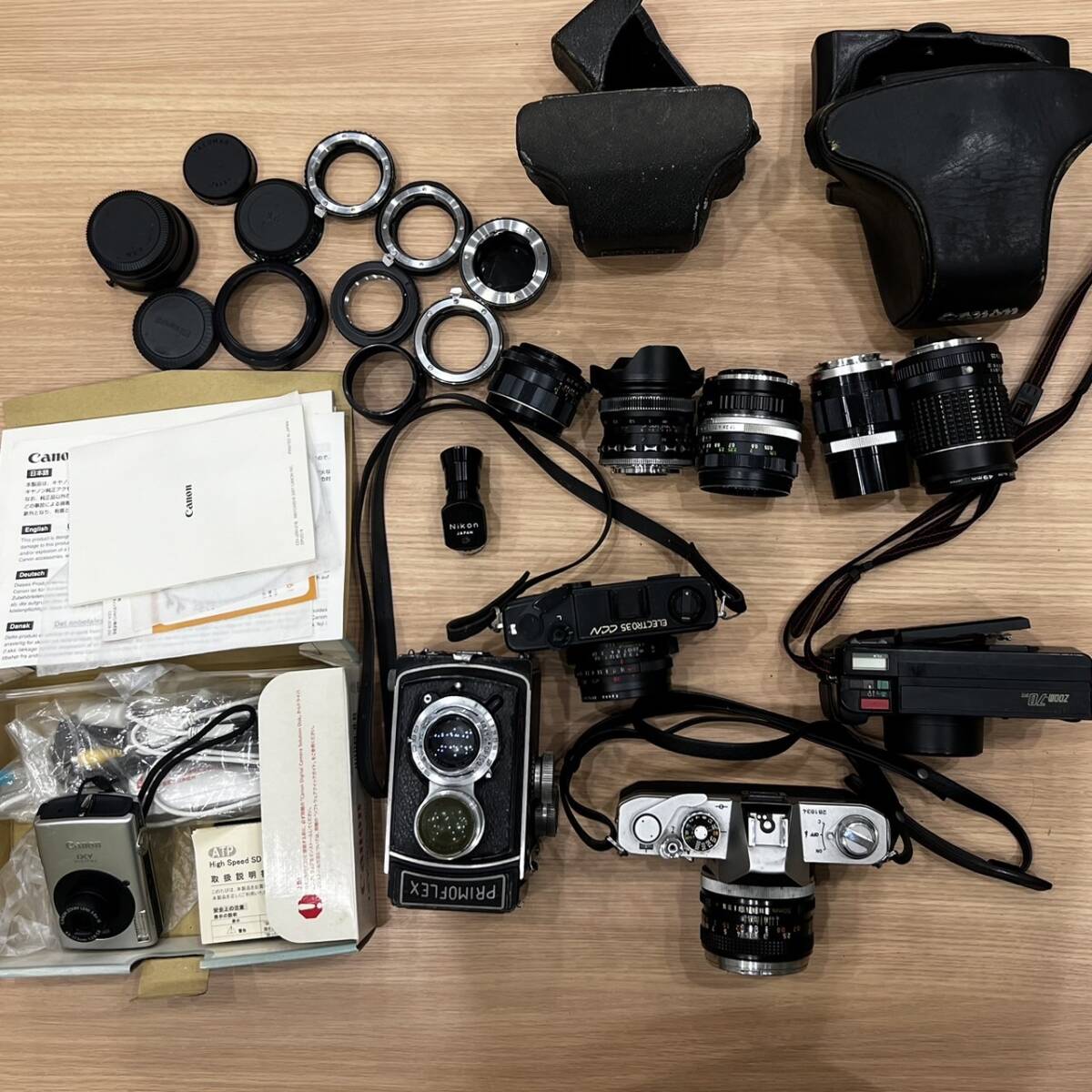 ジャンク】Canon Flex 一眼レフカメラとレンズセット