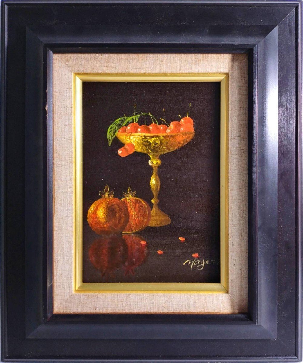 模写絵画水森亜土抽象画静物画油彩画現代アートモダンアート額縁5