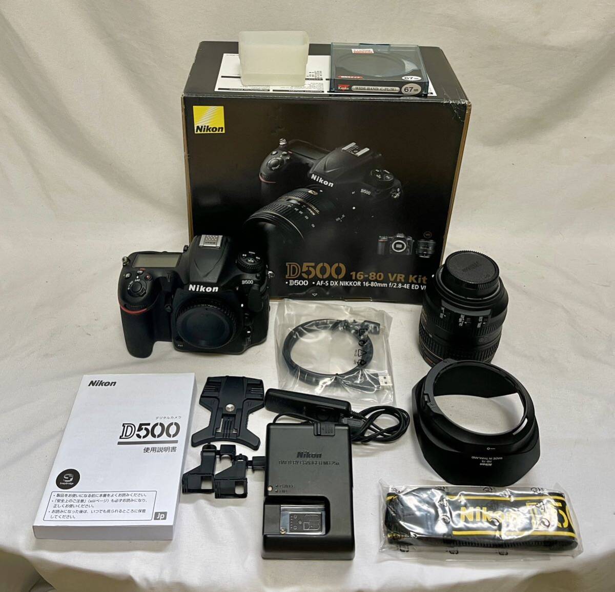 中古 1年保証 1円〜③ 極美品 Nikon D500 16-80VR レンズ 中古 1年保証 1円〜③ 極美品 Nikon D500 16-80VR レンズ