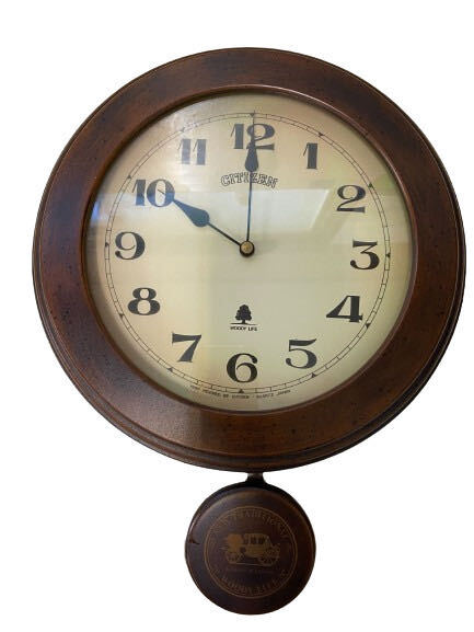 シチズン　D51 壁掛け時計。（リズム時計株式会社）稼働不確認。昭和レトロ。 シチズンD51 壁掛け時計。（リズム時計株式会社）稼働不確認