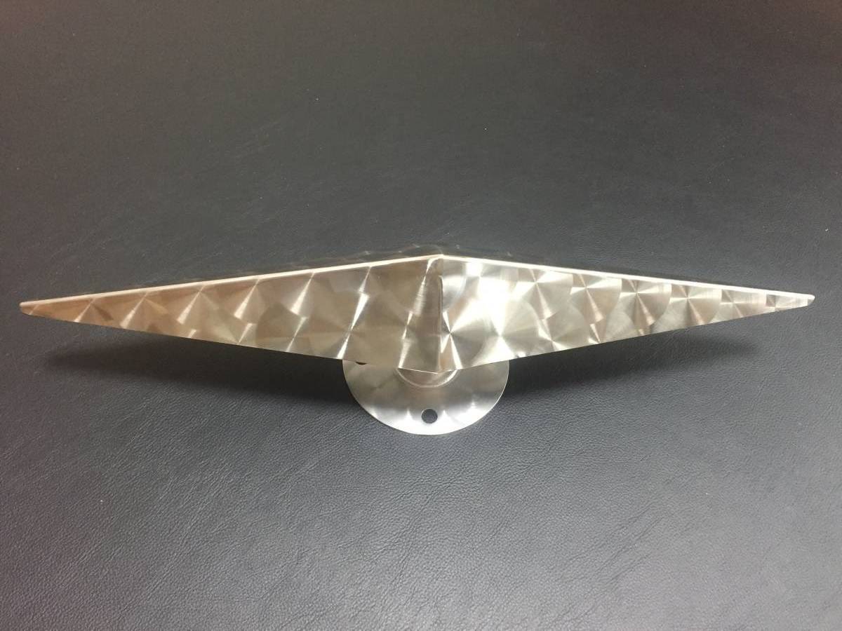 ウロコステンレス製 大型車用 22.5インチ ホイール 一文字