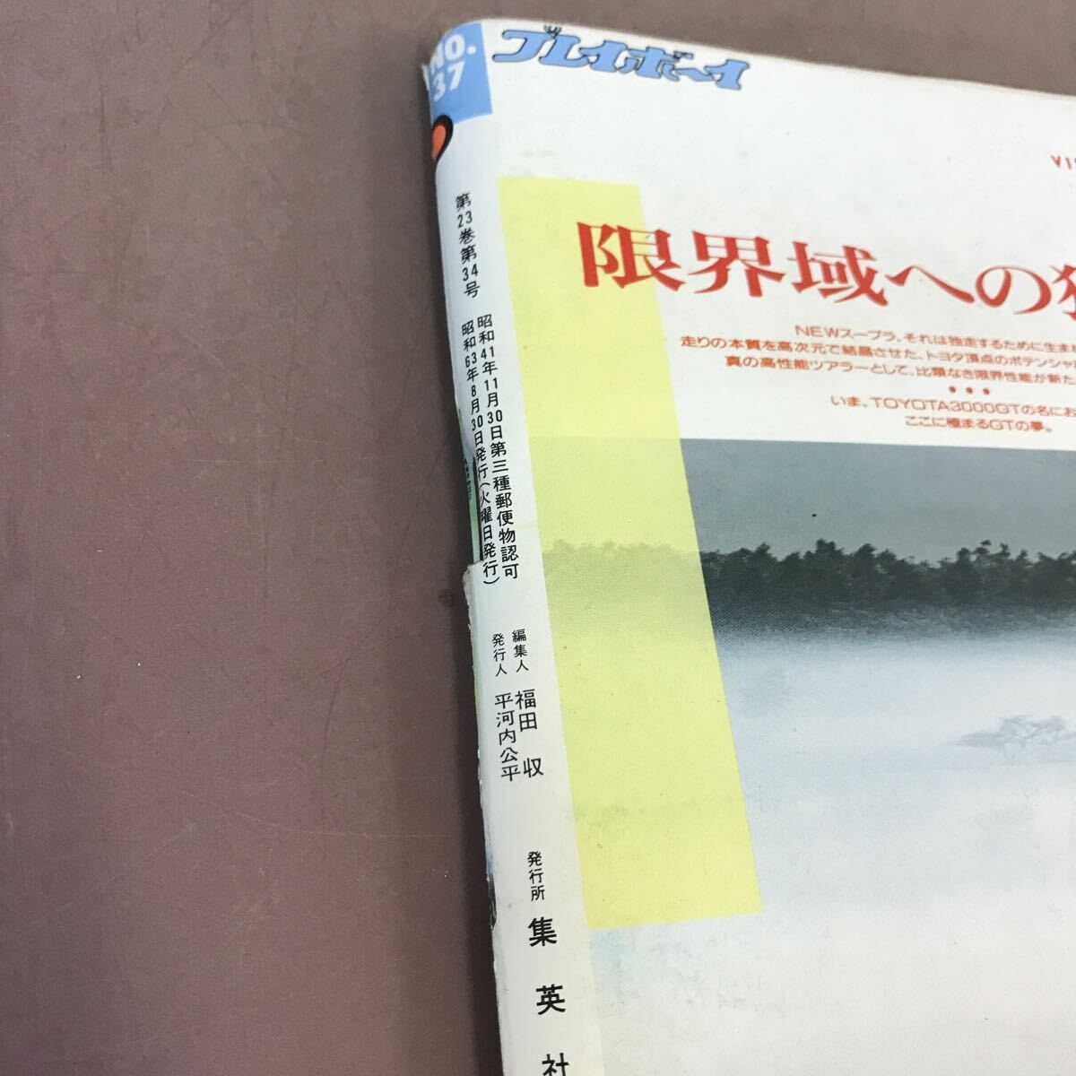 週刊プレイボーイ1988年7月26日32号網浜直子杉本彩昭和レトロ水着グラビア 30％OFF】 週刊プレイボーイ1988年7月26日32号網浜直子杉本彩