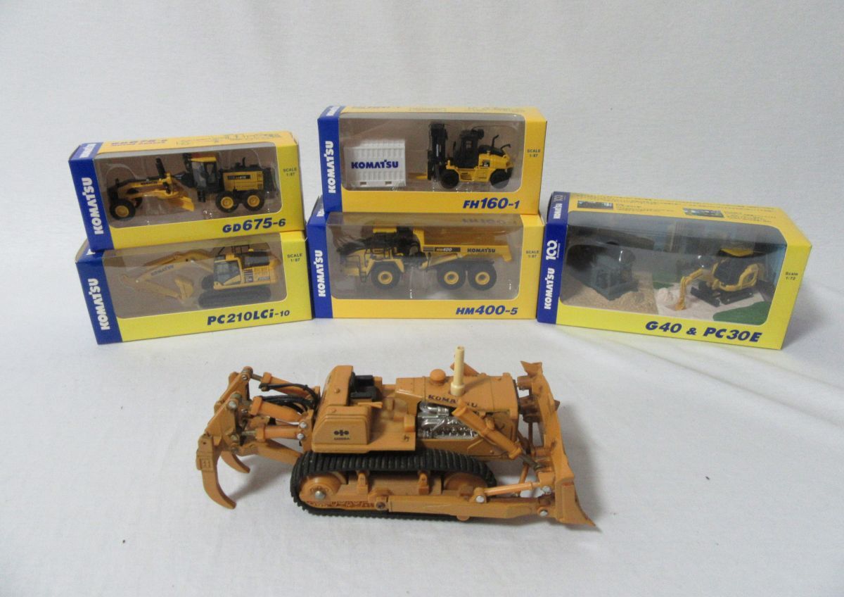 KOMATSUコマツ 株主優待オリジナルミニチュア ミニカー 11台 小松
