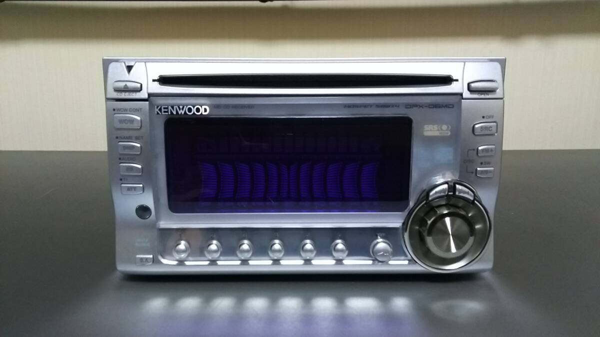 【希少】ケンウッド　DPX-7000MD CD/MDチューナー【旧車】 Kenwood DPX-7000MD 2DIN CD MD Bluetooth JDM Car Stereo