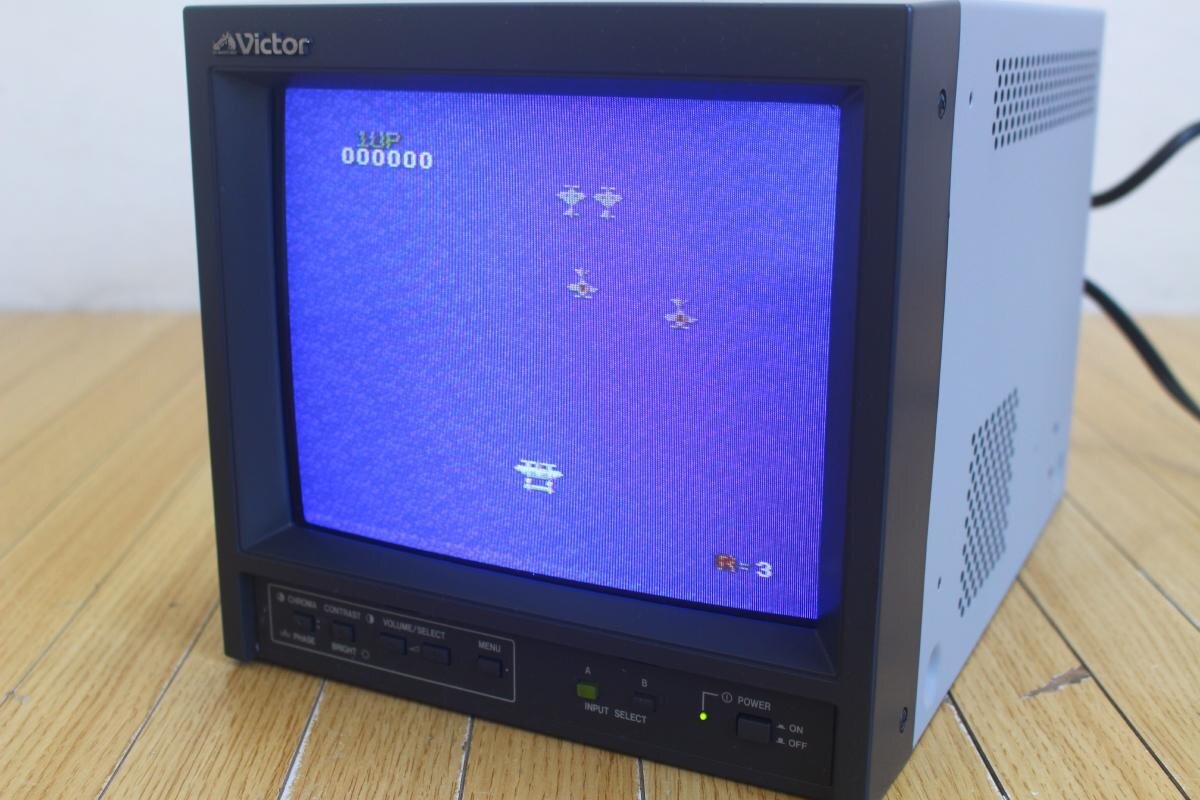 □Yc/401☆ビクター VICTOR☆10型カラービデオモニター☆ブラウン管☆TM-