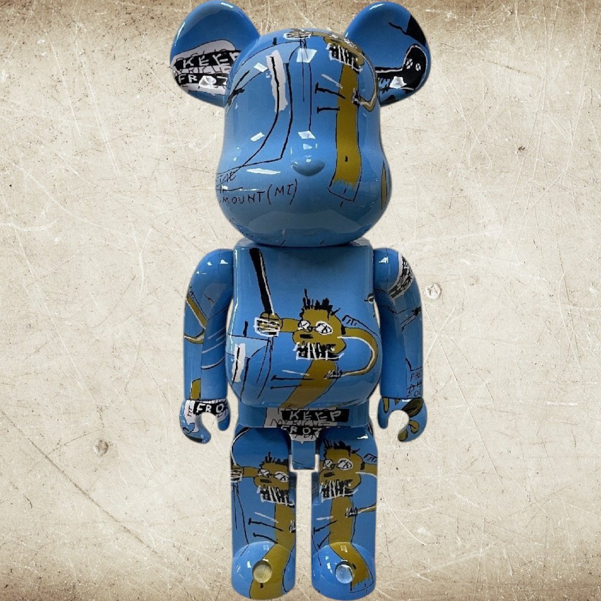 K10-991-057△【未開封】BE@RBRICK 1000％ Andy Warhol × JEAN-MICHEL 