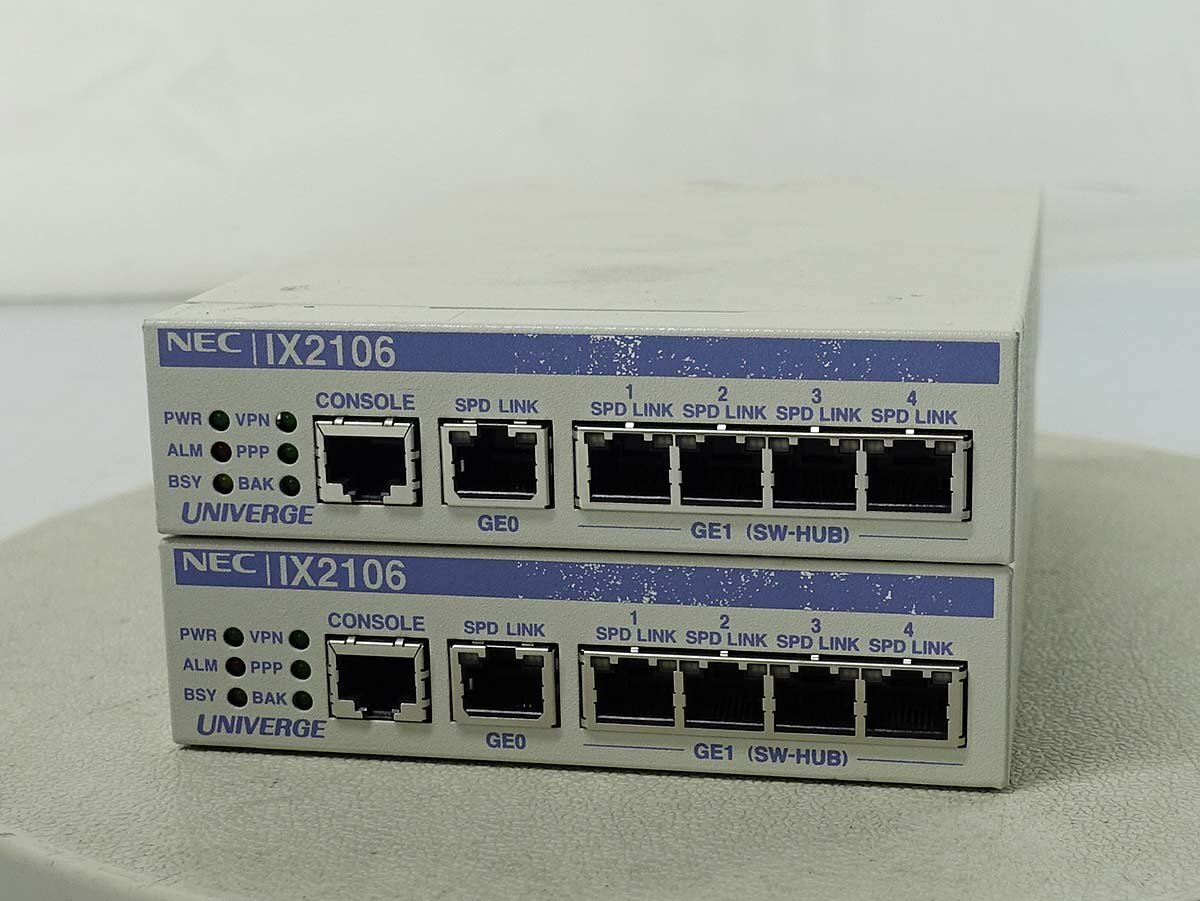 NEC IX2106ルータ 販売終了】UNIVERGE IX2106 : 製品一覧 : VPN構築ルータ