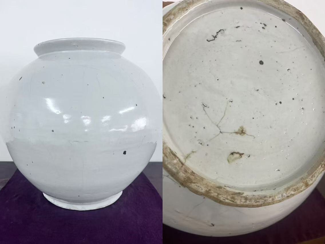 古美術 朝鮮古陶磁器 李朝 白磁 古美術 朝鮮古陶磁器 李朝 白磁