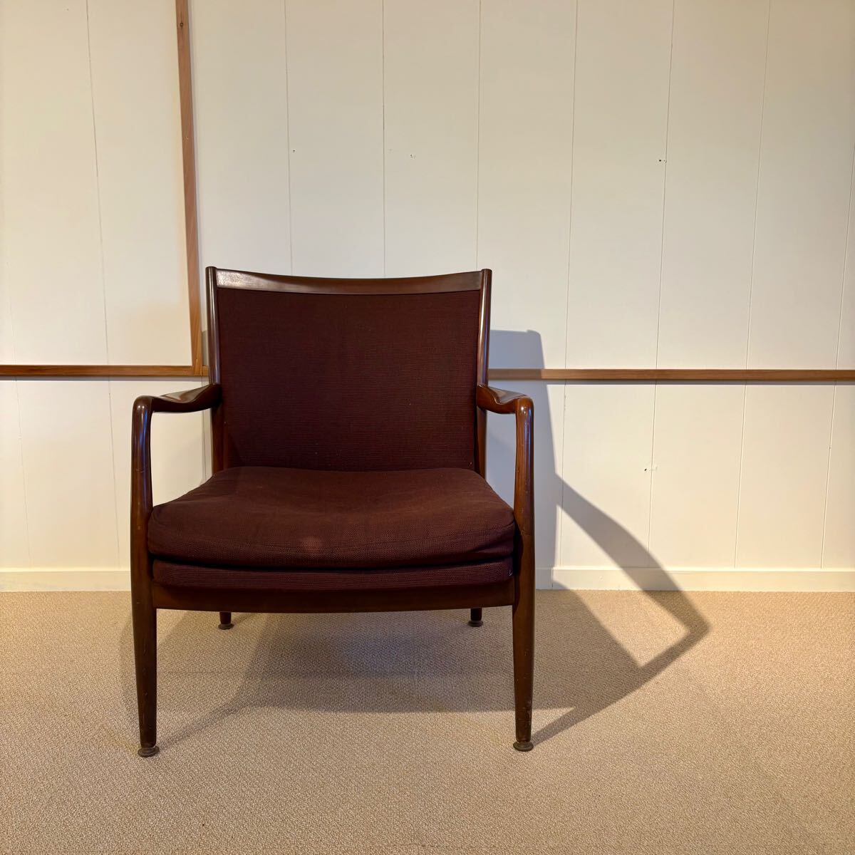 張替済 70年代ヴィンテージ 青林製作所 チーク無垢材 ショートアーム