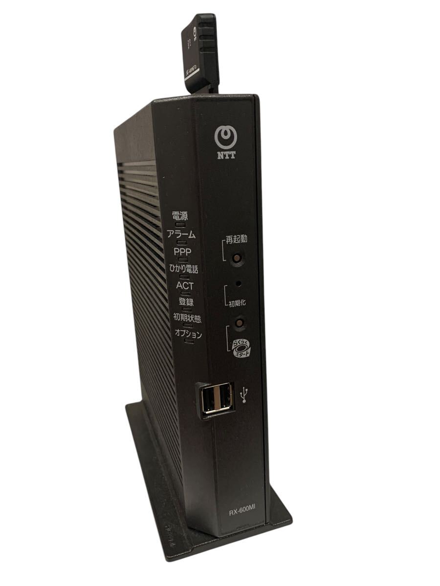 やや傷や汚れあり】【現状品】NTT RX-600MI ホームゲートウェイ ひかり