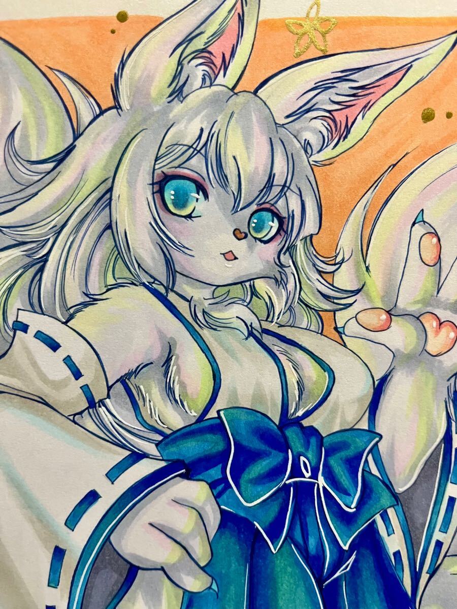 け*い様 手描きイラスト＊オリジナル聖の者 ☆カラーインク☆ オリジナル