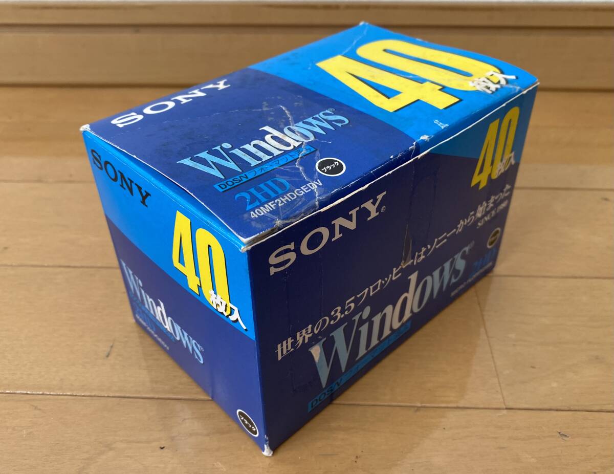 未開封SONY 3.5インチ 2HD  フロッピーディスク40枚 DOS /V Amazon.co.jp: SONY 3.5インチ 2HD フロッピーディスク 40枚