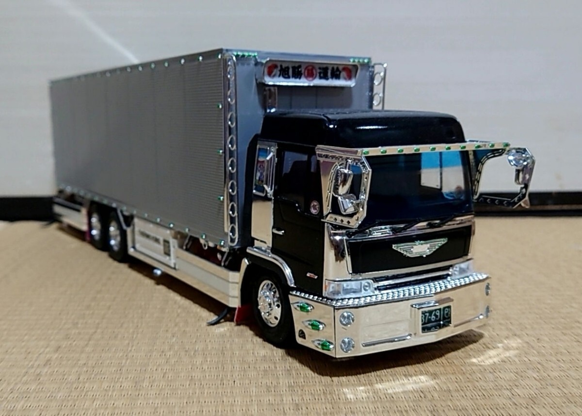 初代 大型デコトラ 唐獅子 1⁄32 元祖デコトラ No.01 アオシマ 1/32