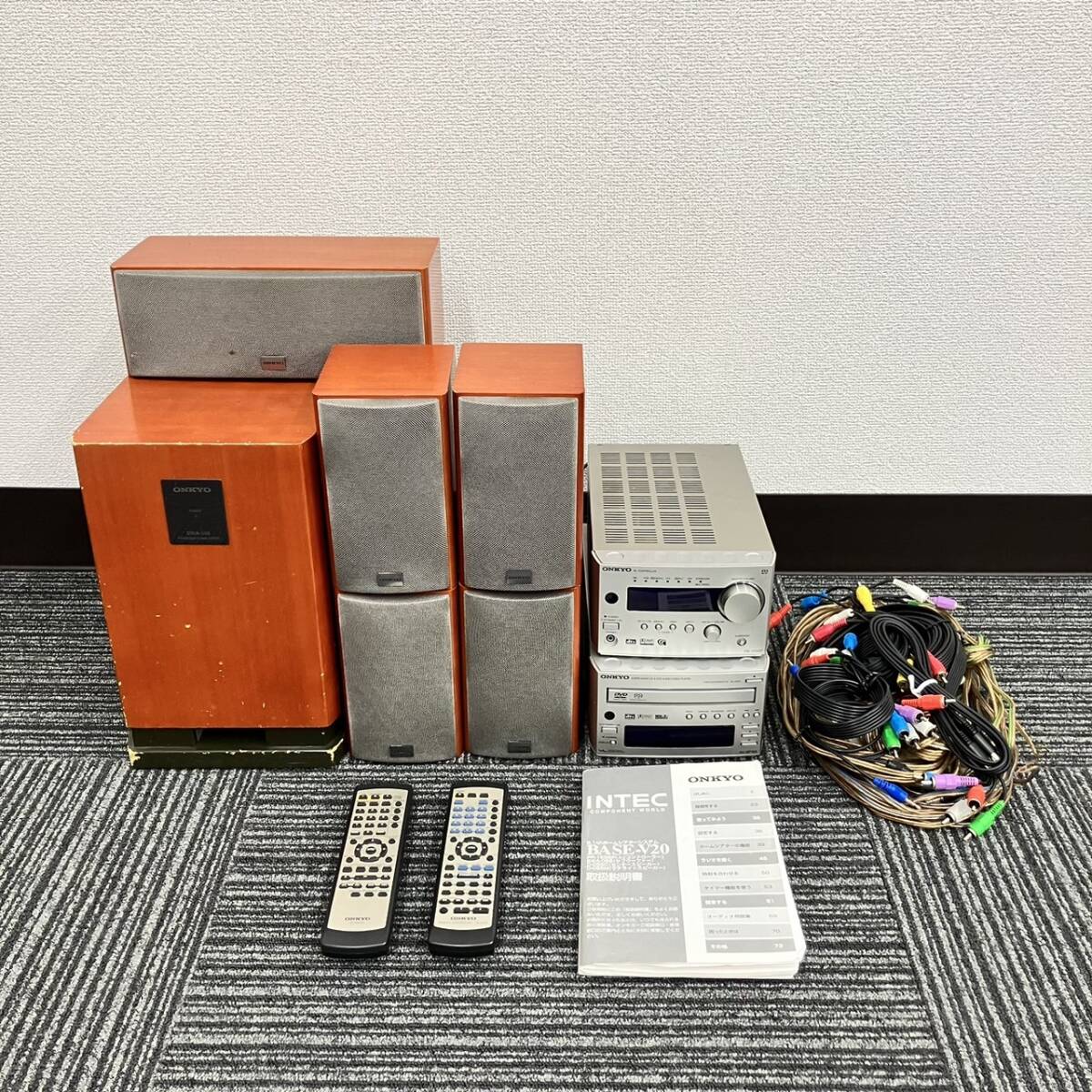 ☆動作良好 ONKYO SWA-155 ホームシアターシステムDV-S155付き ☆動作良好 ONKYO SWA-155 ホームシアターシステムDV-S155付き ☆動作