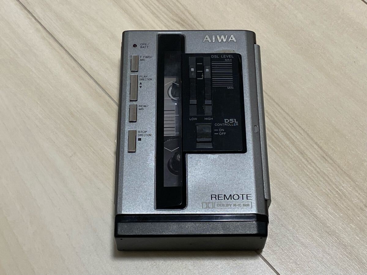 美品 aiwa HS-JX970 ポータブルカセットプレーヤー ジャンク