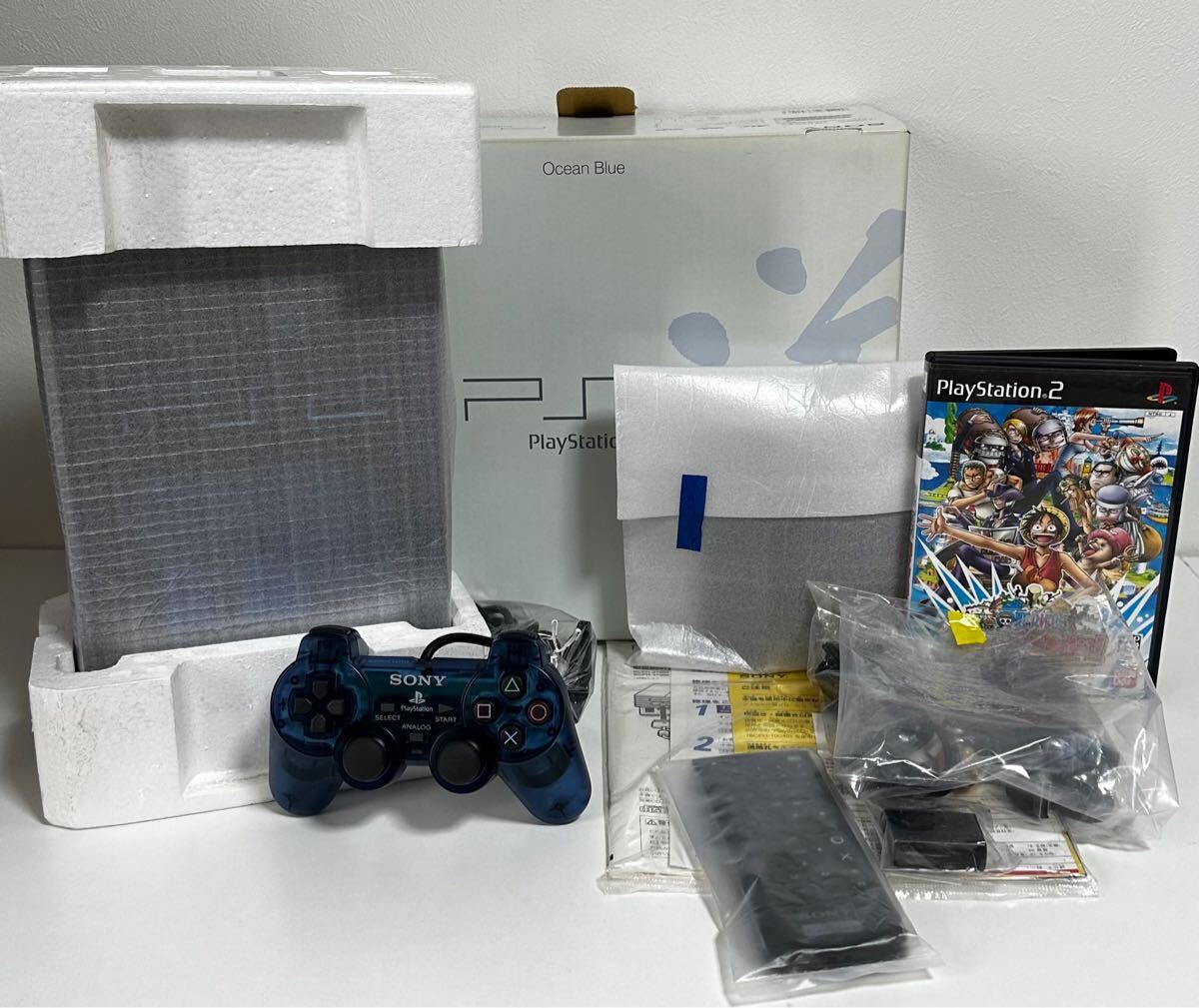 動作確認済 PlayStation 2 本体 オーシャンブルー（メンテ済み】SONY 