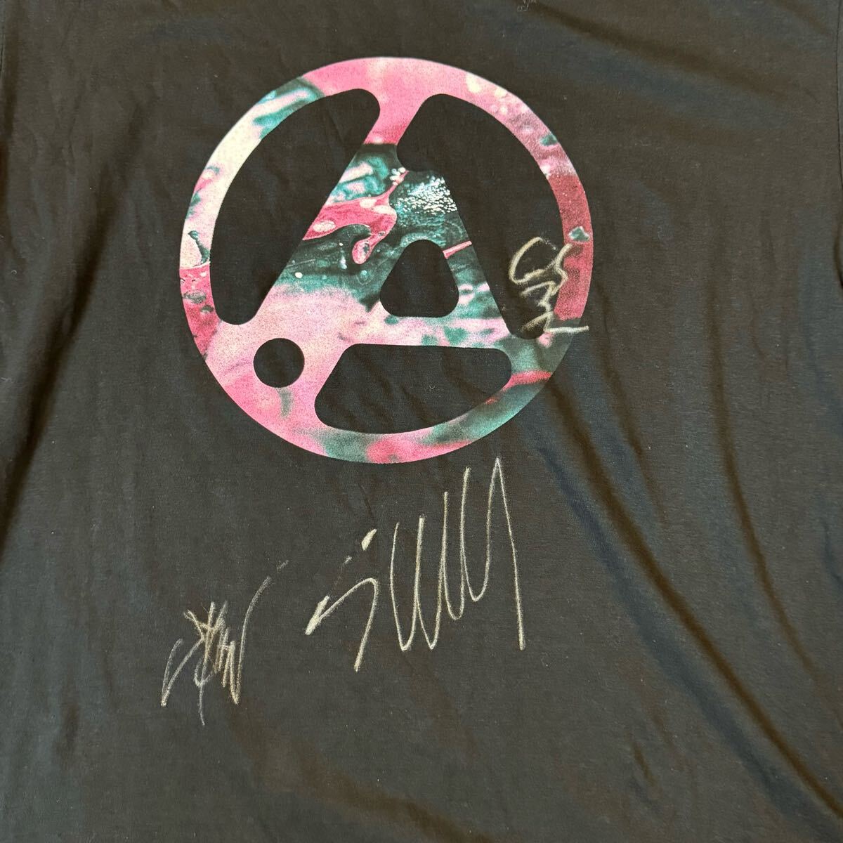 未使用】【Linkin Park Emily Armstrong 等 直筆サイン入り Tシャツ XL