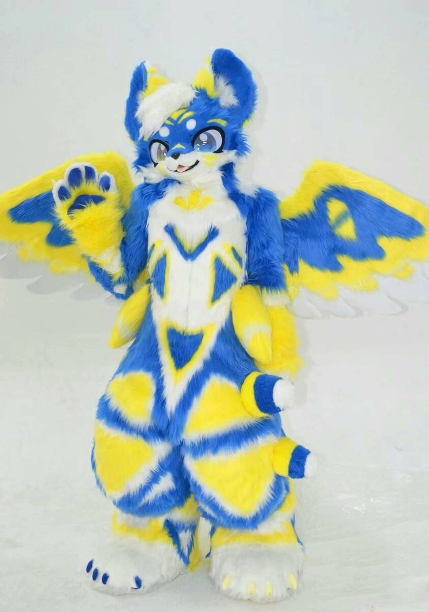 着ぐるみ ケモノ体 赤 Bタイプ 全身 ケモノ マスク ファースーツ