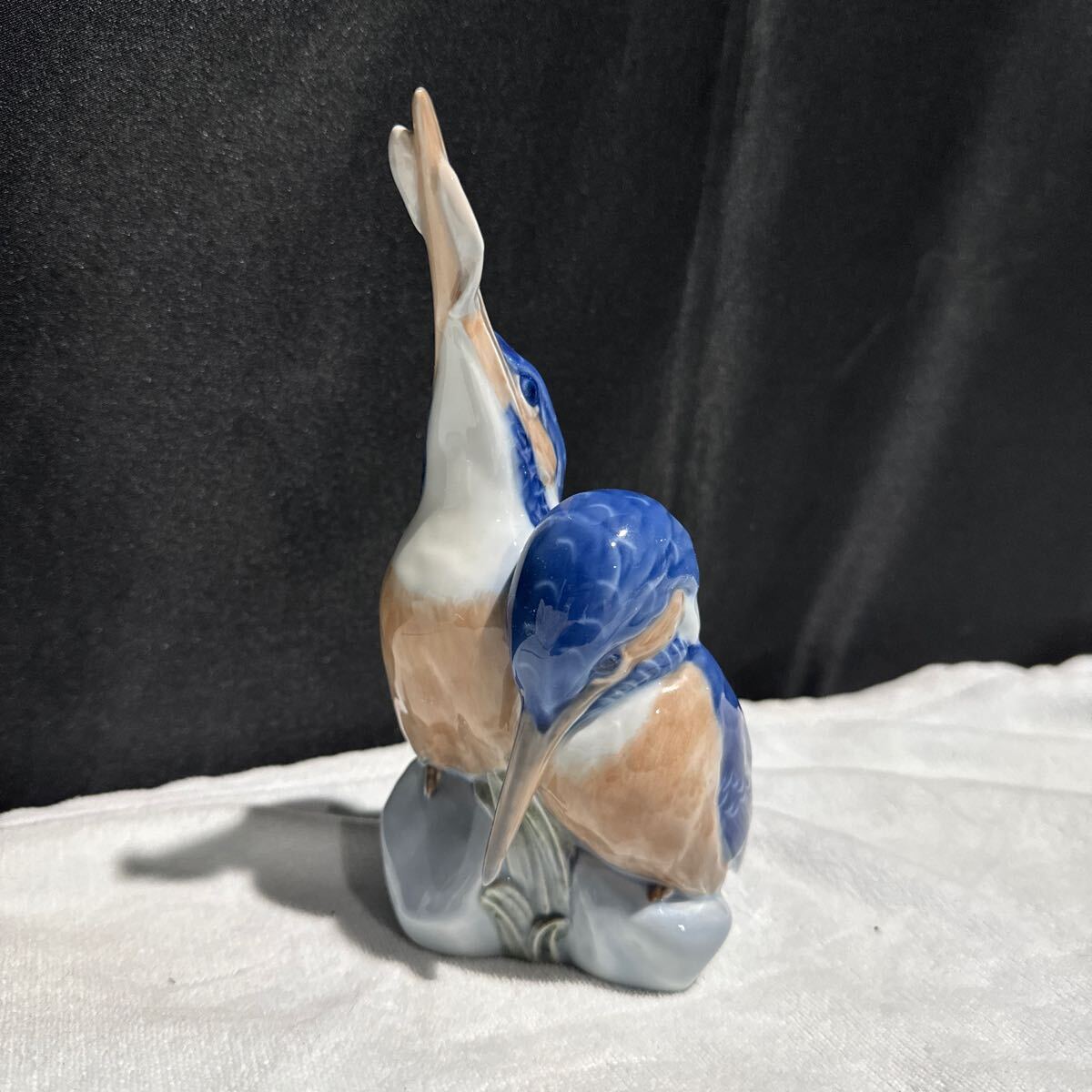 ロイヤルコペンハーゲン カワセミ フィギュリン 鳥 陶器 置物 高さ18.2