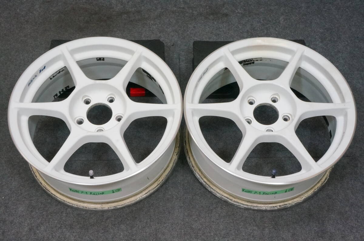 P1レーシング 225/45R17 9J 114.3 2本 5H シルビア ドリケツの落札情報 