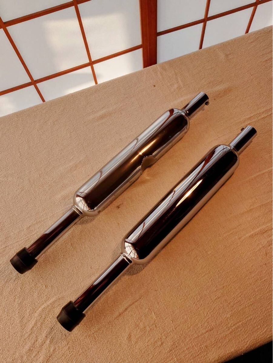 中古】MISTY 直管 バッフル サイレンサー 70パイ z1 z2 KAWASAKI