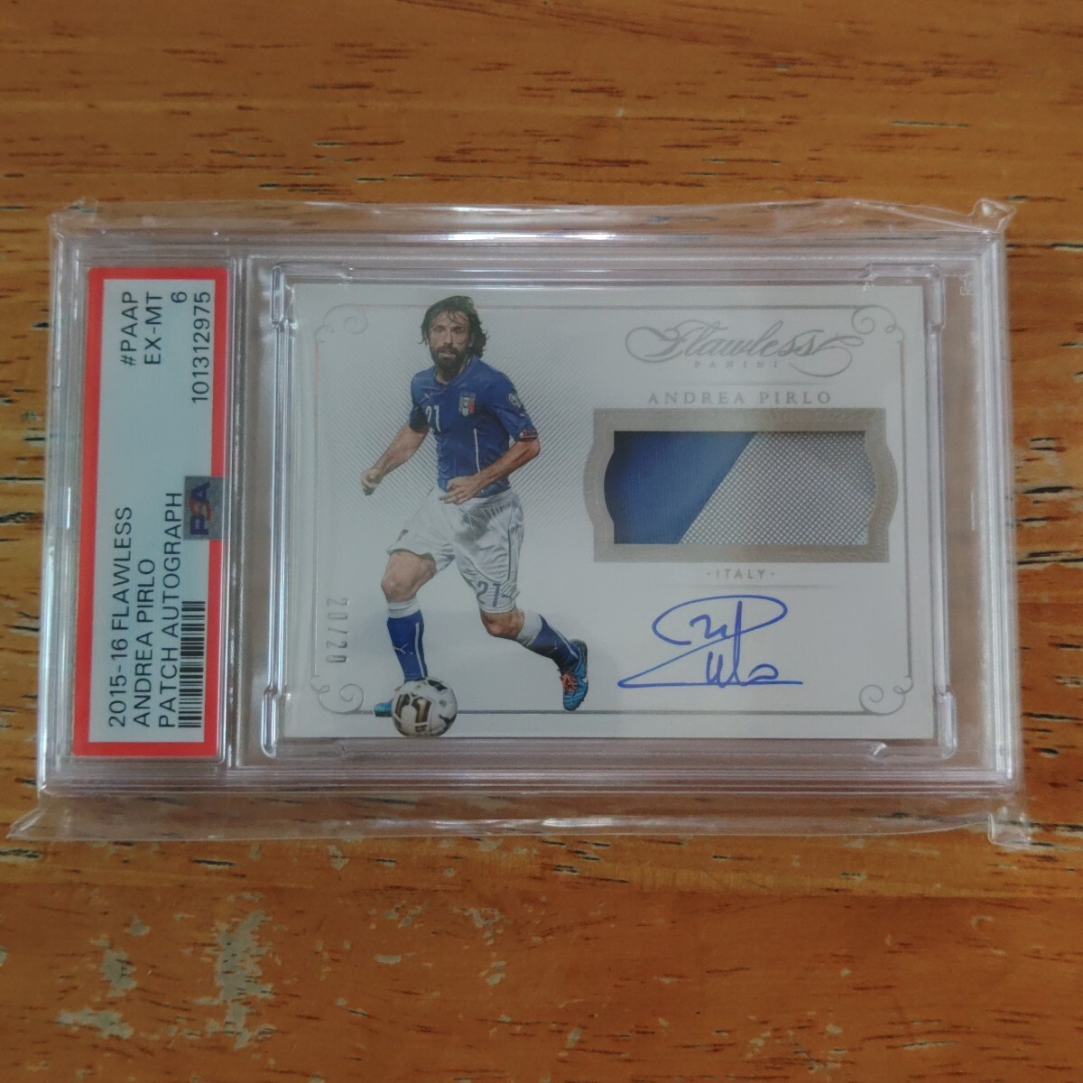 アンドレア・ピルロ サインカード アンドレア ピルロ イタリア代表