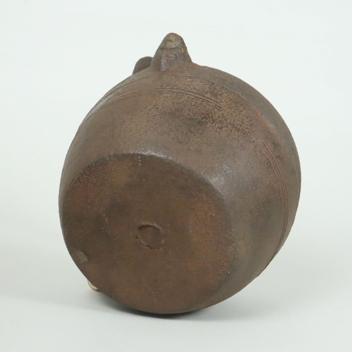 古彩◆古美術／龍文堂　鉄瓶　湯沸　茶道具　煎茶道具　金工　骨董品　初出し 古彩◇古美術／瑞雲堂 松竹梅文鉄瓶 湯沸 茶道具 煎茶道具 金工