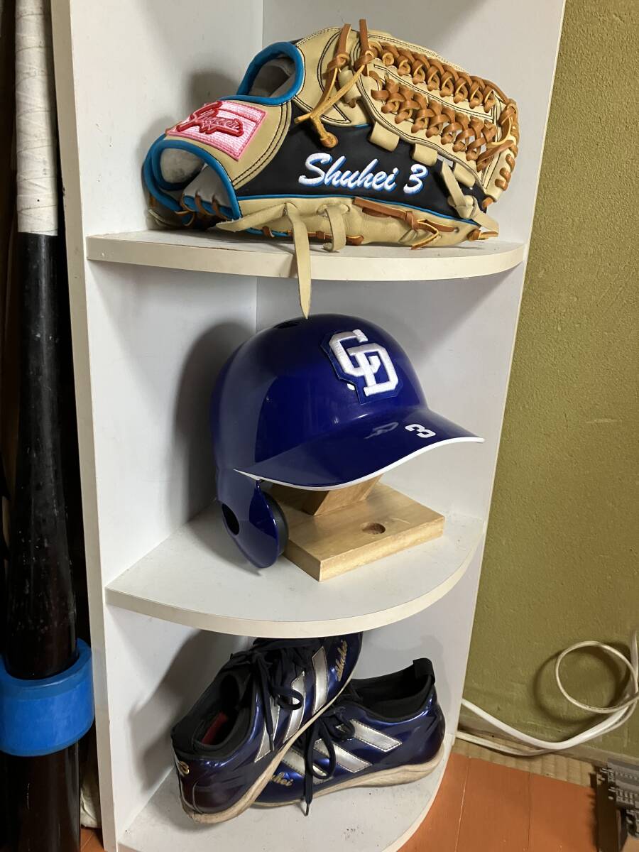 中古】 中日ドラゴンズ 谷繁元信 実使用バッティンググローブの