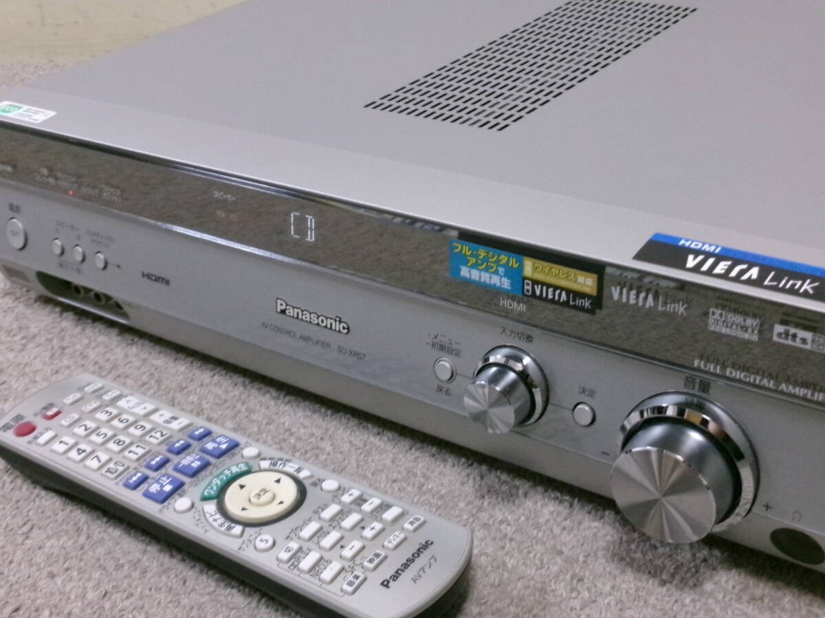 新品 Pananonic フルデジタルAVコントロールアンプ SA-XR10 中古