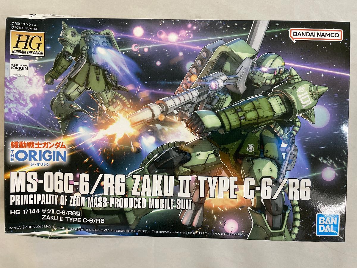 【未使用に近い】【1円～】【未開封】1/144 HG MS-06C-6/R6 ザクII C-6/R6型 機動戦士ガンダム THE ORIGIN ...