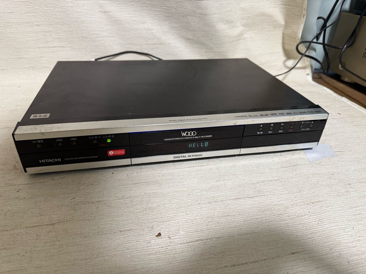 中古】DVDレコーダー DV-DH161T HITACHI 05/管Ec24の落札情報