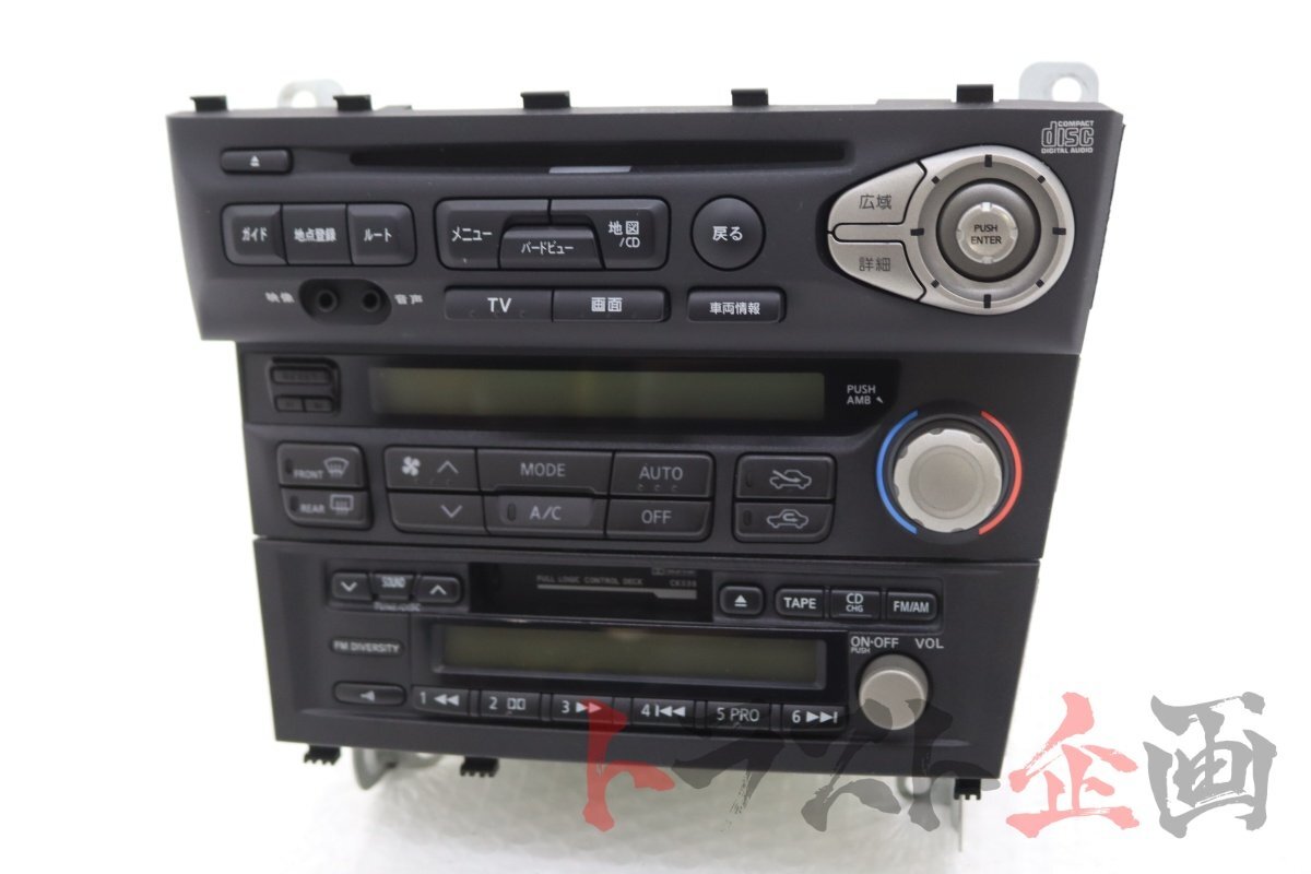 みる エアコンスイッチ ナビユニット他セット MY34 後期 250S グロリア外し