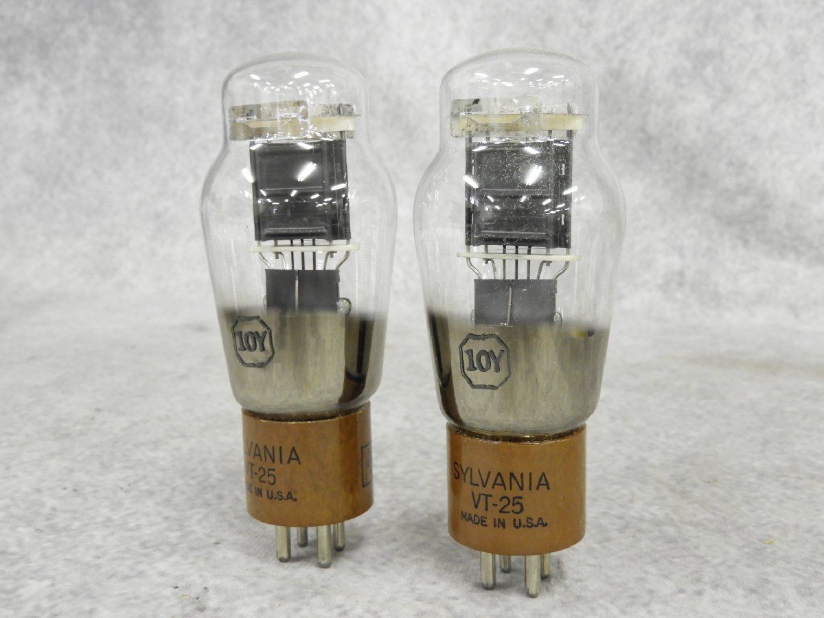 □NEW10886□ SYLVANIA 6189W (12AU7互換) 同一デートコード新品元箱入2本