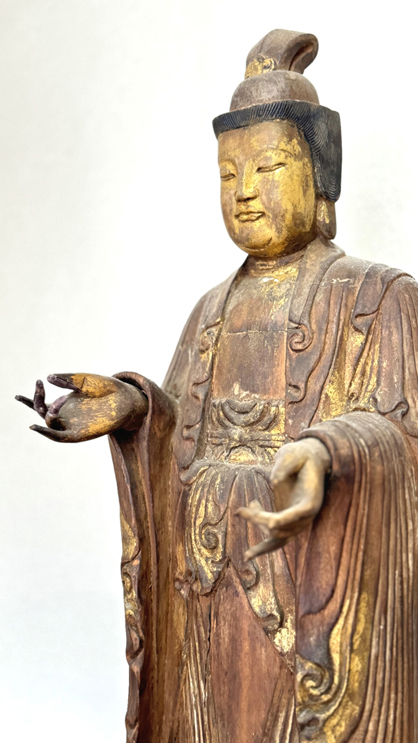 美品 掛け軸 国宝 薬師寺 吉祥天像 解説付き 奈良時代 330px