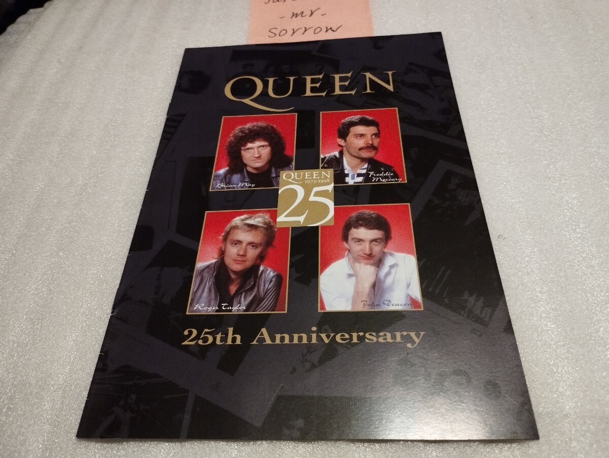 直筆サイン色紙 QUEEN クイーン 関係者配布用 フレディ・マーキュリー
